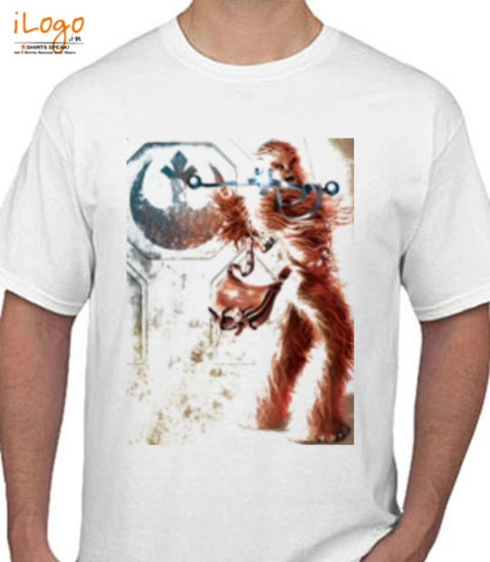 Bradley Chewbacca-starwar T-Shirt
