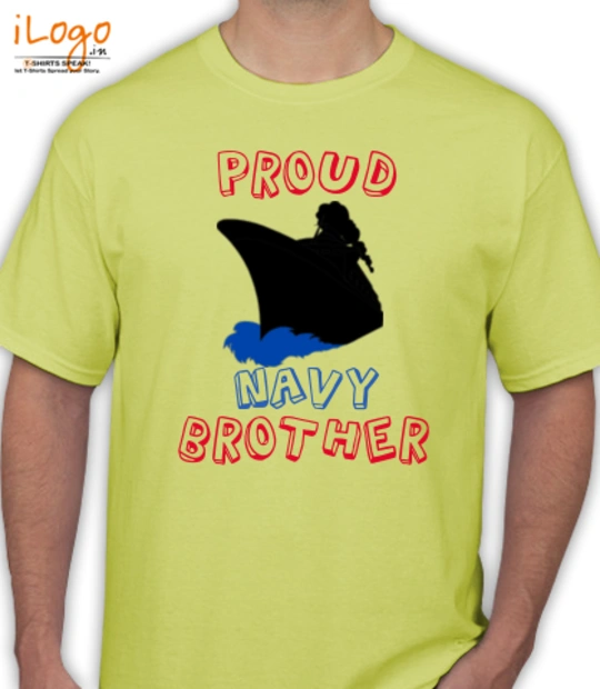 Indian Ar Proud-navy-brother T-Shirt