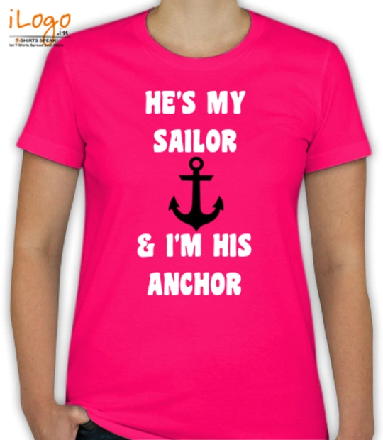 Indian army His-Anchor T-Shirt