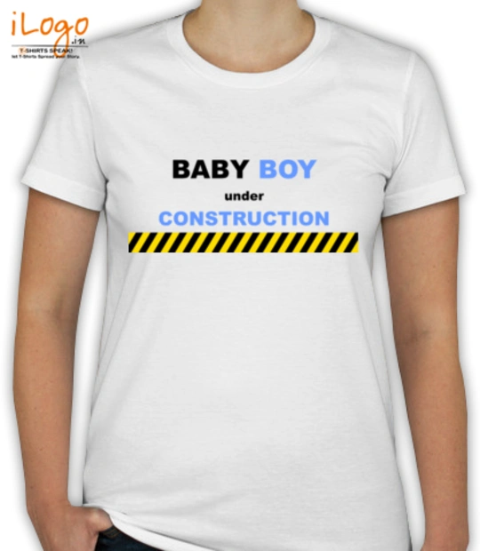 Peek a boo Baby-Boy-Under-Construction T-Shirt
