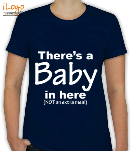 Peek a boo There-is-baby-here T-Shirt