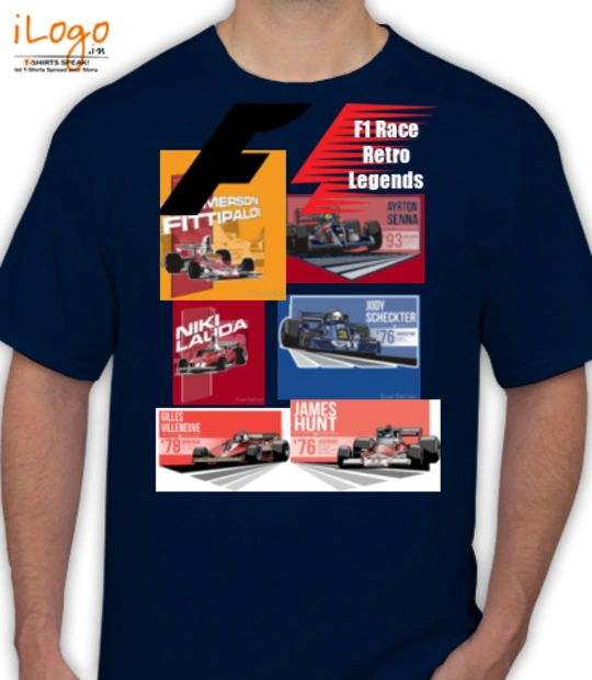 Tee Retro-Race-BL T-Shirt