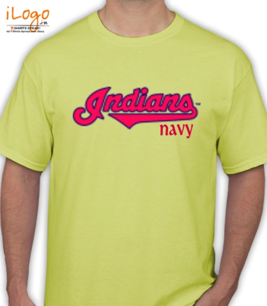  Indians-navy T-Shirt