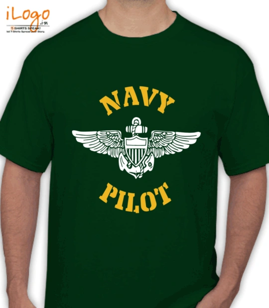 Navy Aviator Navy-Pilot-Wings T-Shirt