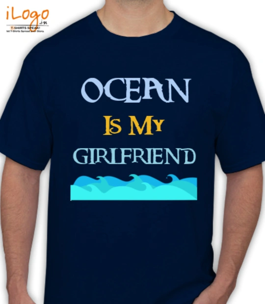 Naval Officer Ocean-Is-my-Girlfriend T-Shirt