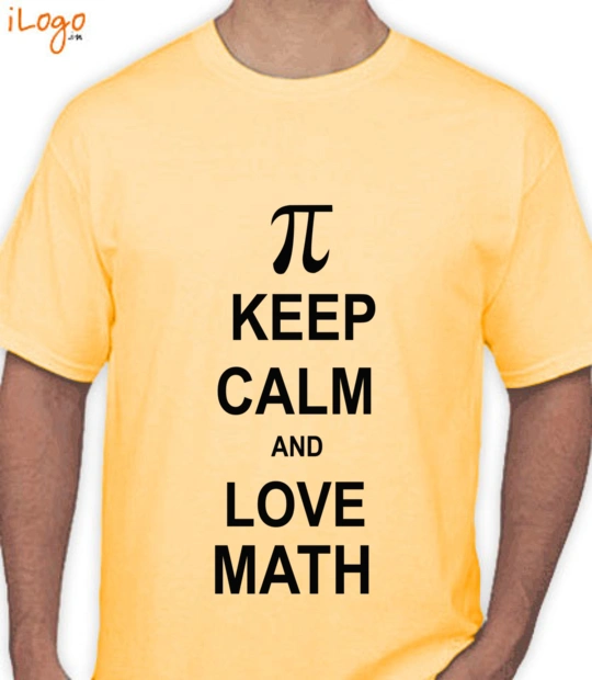 Maths KEEP-CALM-LOVE-MATH T-Shirt