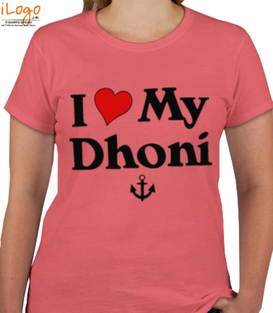 T shirts I-loveDhonii T-Shirt