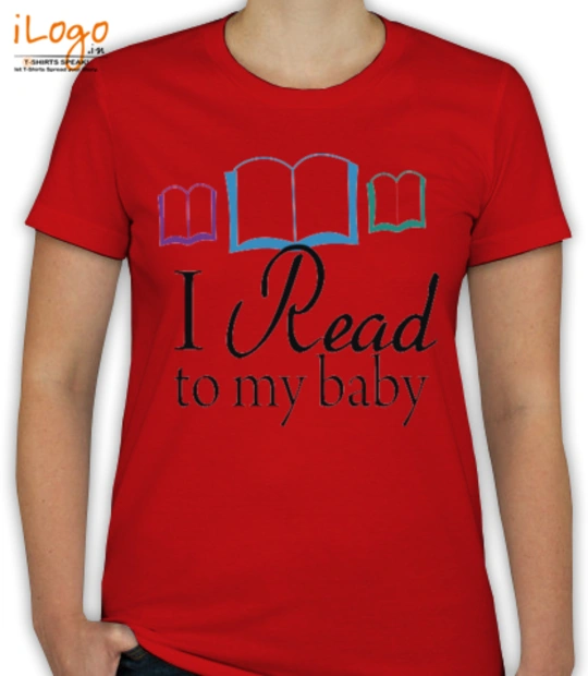 Baby hiding I-READ-TO-MY-BABY T-Shirt