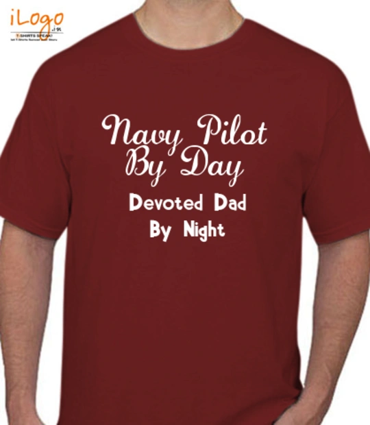 Navy Aviator Devoted-dad T-Shirt