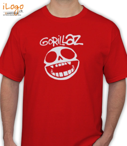 T shirts Gorillaz-hade T-Shirt