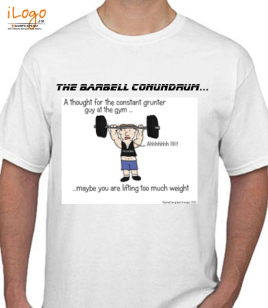 T shirts barbell T-Shirt