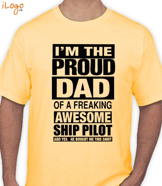 Navy Aviator Proud-Dad T-Shirt