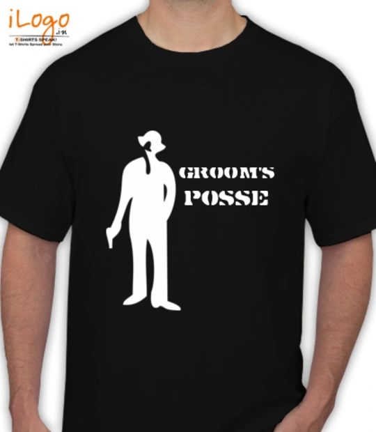 Bachelor party t shirts/ groom%s-pose T-Shirt