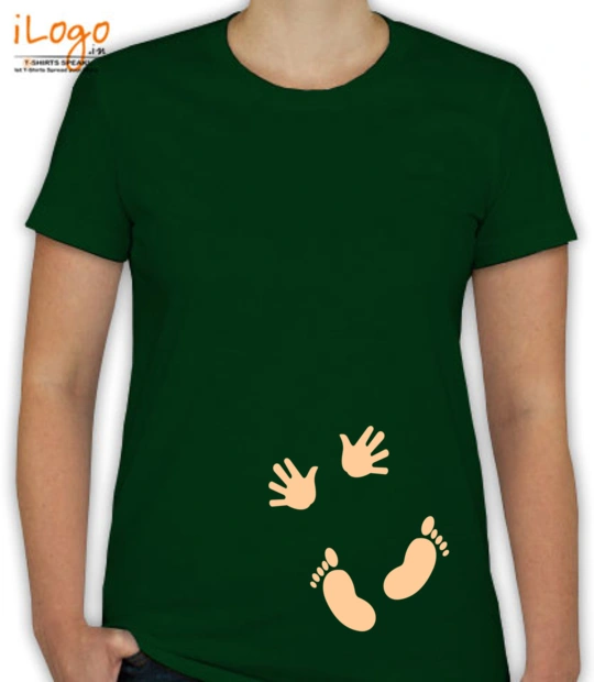 Born Baby-Hand-Feet T-Shirt