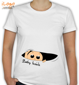 baby inside t shirt