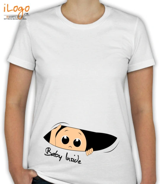 Peek a boo baby born Baby-Inside- T-Shirt