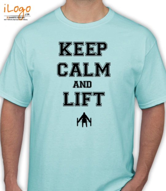 Gym fitness exercise LIFT-CALM T-Shirt