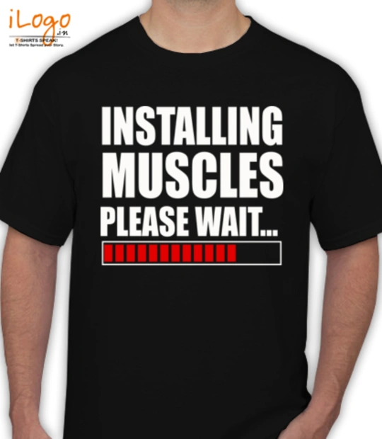 Gym t shirts/ Installing-muscles T-Shirt