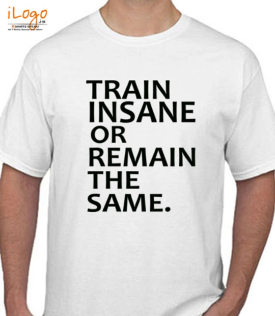 Gym t shirts/ Train-insane- T-Shirt