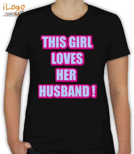 T shirts GIRL-HUSB-Lblu T-Shirt