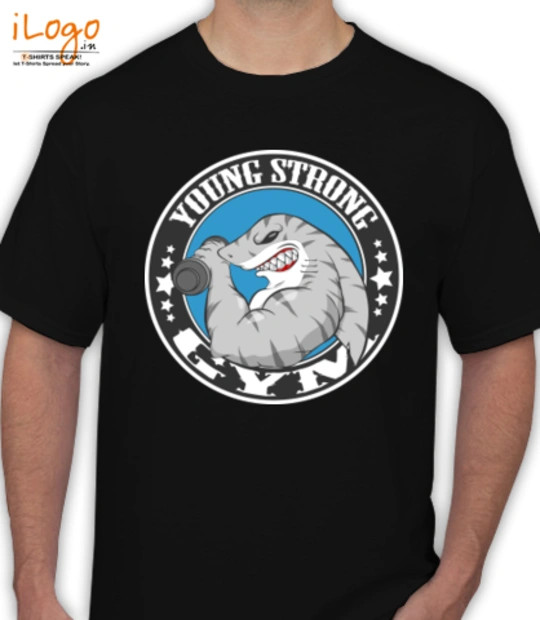 GYM  tiger-shark- T-Shirt