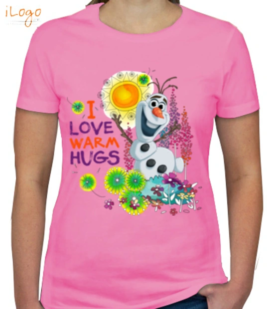 Olaf i-love-warm-hugs T-Shirt