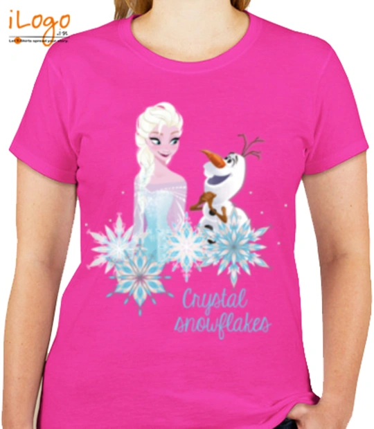 Elsa crystal-snowfall-elsa T-Shirt