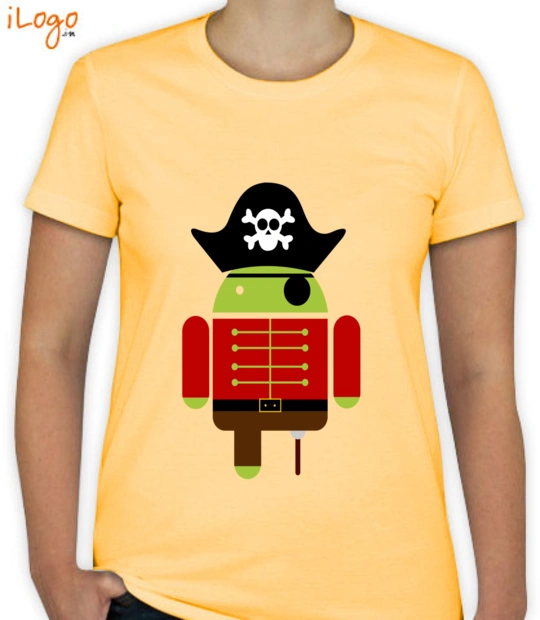 ANDROID Android-Pirate T-Shirt