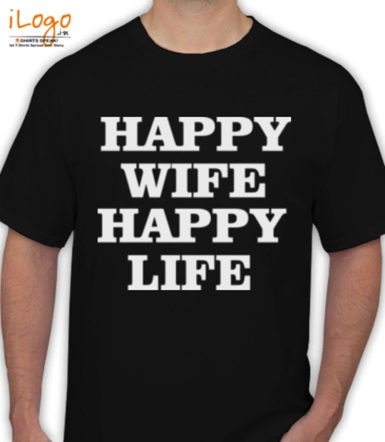 Nda wife HAPPY-WIFE-HAPPY-LIFE T-Shirt