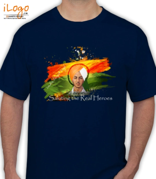 Indian Flag real-heroes T-Shirt