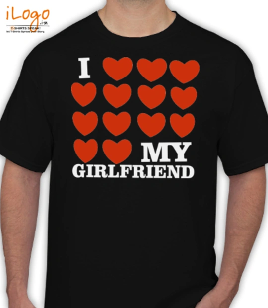 Valentine's Day i-love-my-girlfriend- T-Shirt