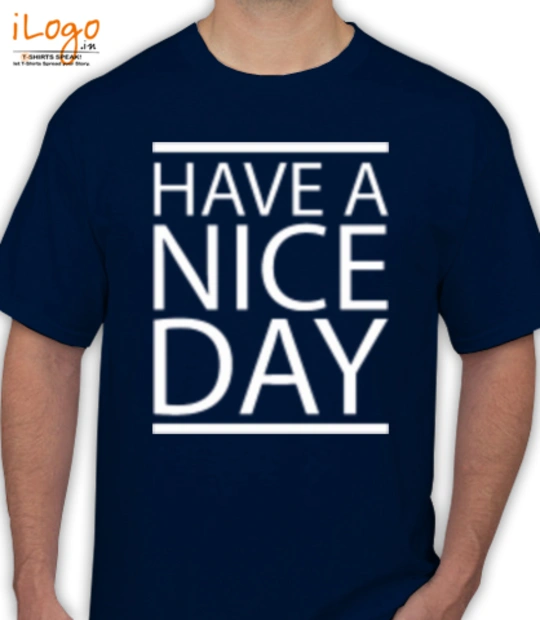 Fr Fashion-Lavender-Herb-Have-a-Nice-Day T-Shirt
