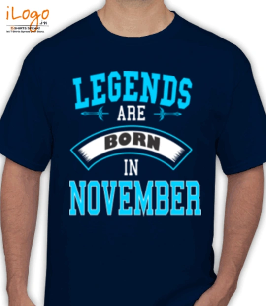 No legend-are-born-in-november% T-Shirt