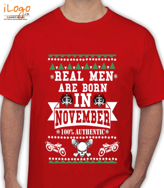 Legend are born in November legent-are-born-in-November-. T-Shirt