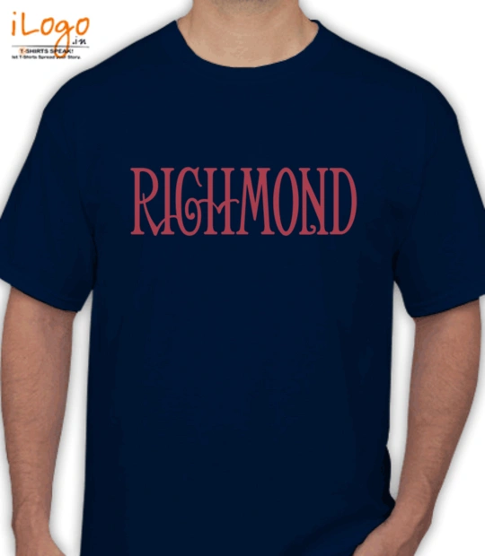 Navy blue  richmond T-Shirt