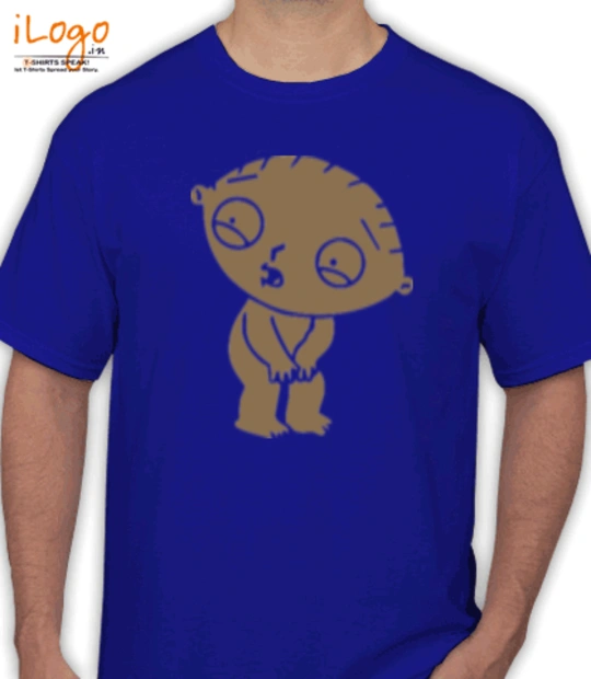 Shirt Stewie-Blue T-Shirt