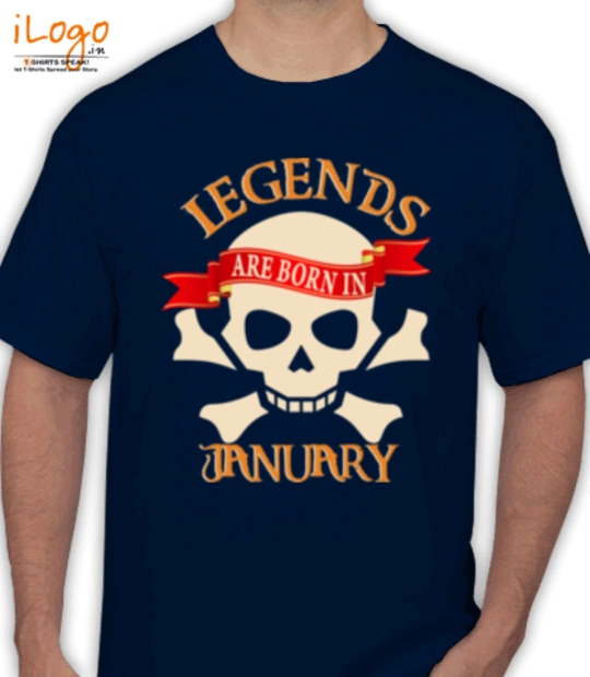 Legends are Born in January Legends-are-born-in-january T-Shirt