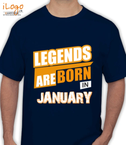Legends are Born in January Legends-are-born-in-January% T-Shirt