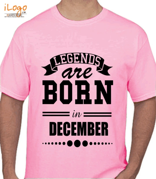 Legends are Born in December legend-born-in-december.. T-Shirt