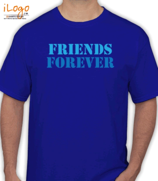 Om Blue friends-in-blue T-Shirt