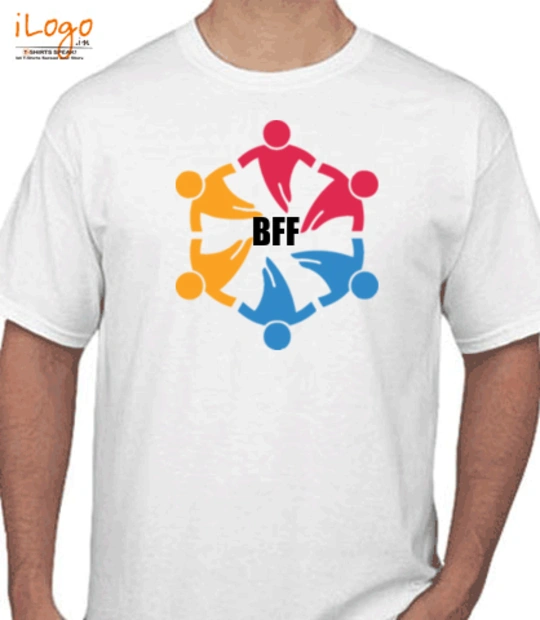 FRIENDS colorful-friends-circle T-Shirt