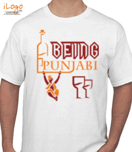 GFT_White_ being-punjabi T-Shirt