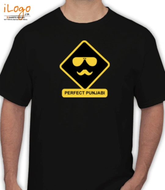 Punjab square-face-sardar. T-Shirt