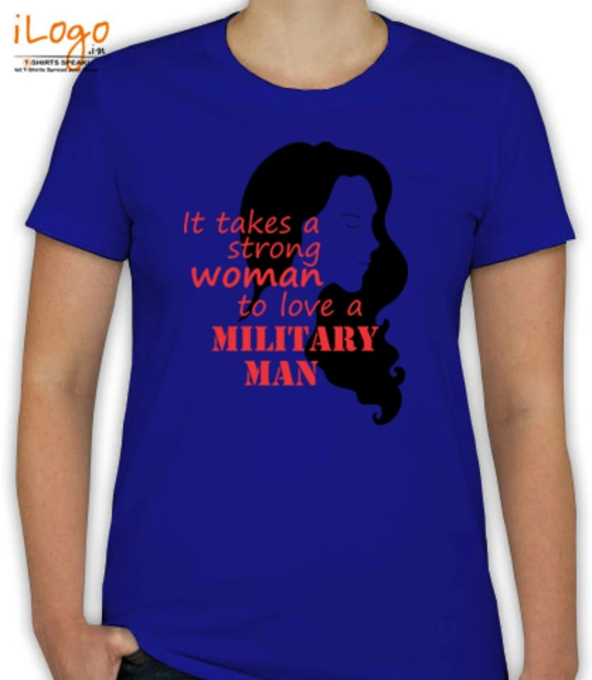 Army Wife strong-woman T-Shirt