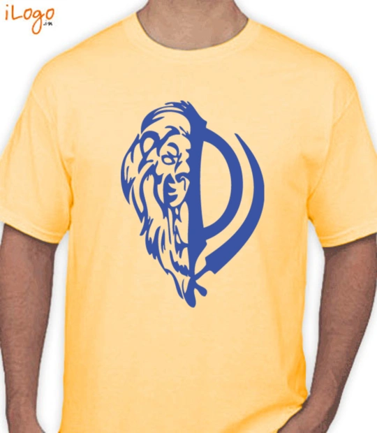 Sikh HALF-FACE-LION. T-Shirt