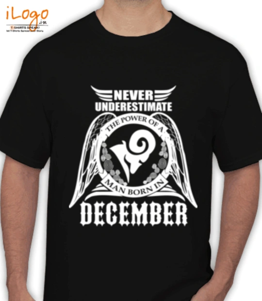 LEGENDS-BORN-IN-December%A - T-Shirt