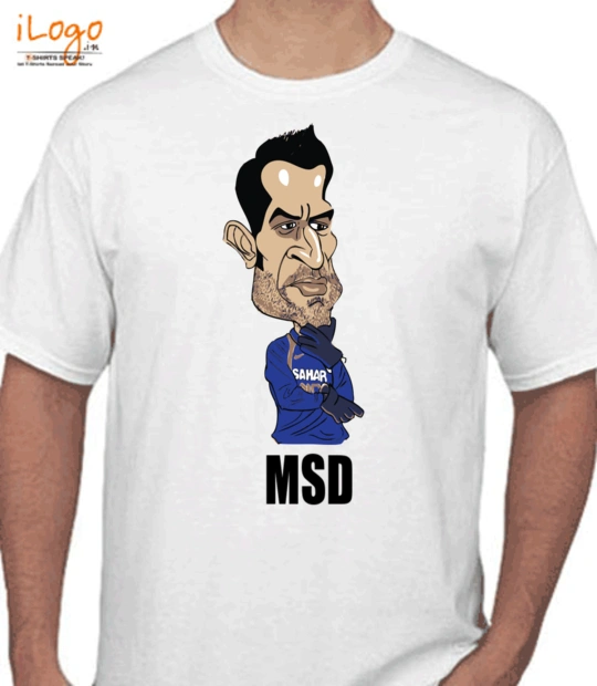 Indian cricket team Captain-Dhoni T-Shirt