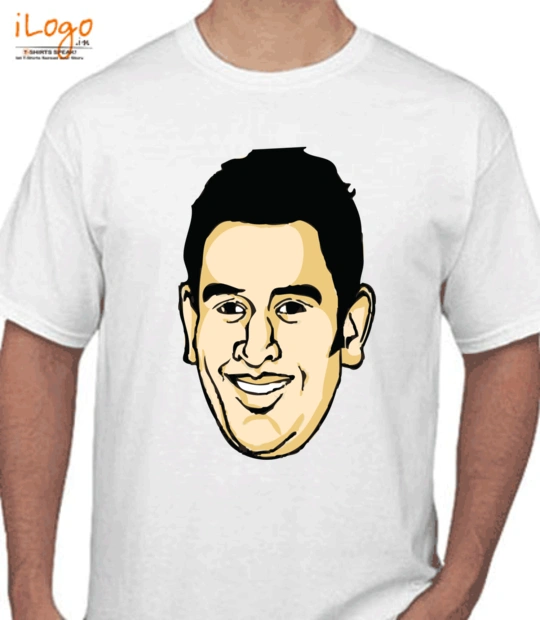 Indian cricket team Dhoni-face T-Shirt