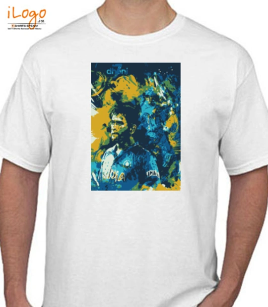  DHONI-Artistic T-Shirt
