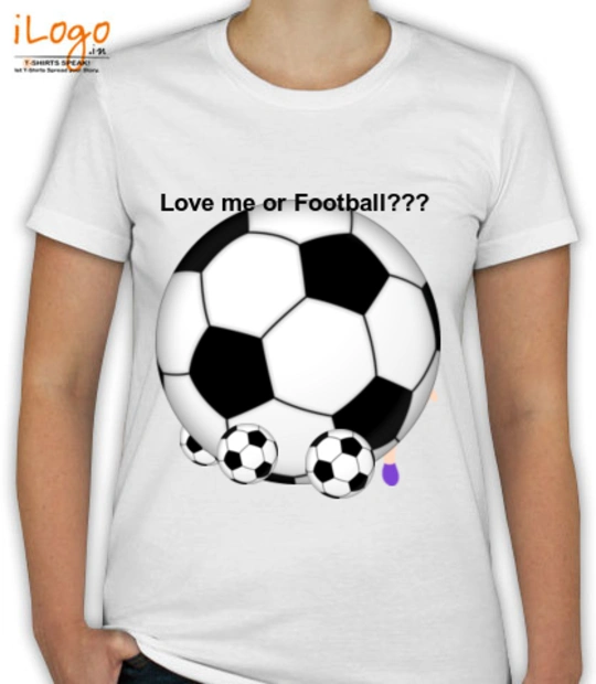 Couple love-me-or-football T-Shirt